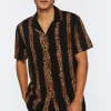 Leopard Striped Shirt