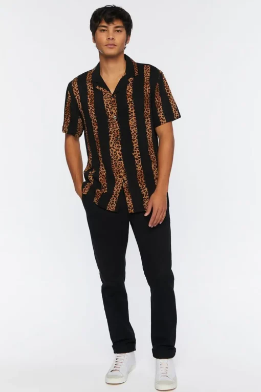 Leopard Striped Shirt