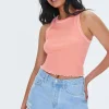 Lettuce-Edge Tank Top