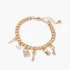 Lock & Key Charm Bracelet
