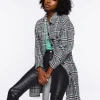 Longline Glen Plaid Shacket