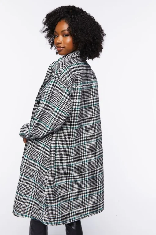 Longline Glen Plaid Shacket