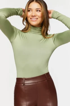 Long-Sleeve Turtleneck Bodysuit