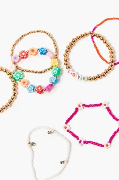 Love Beaded Stretch Bracelet Set