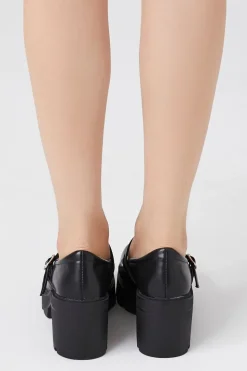 Lug Sole Mary Jane Heels