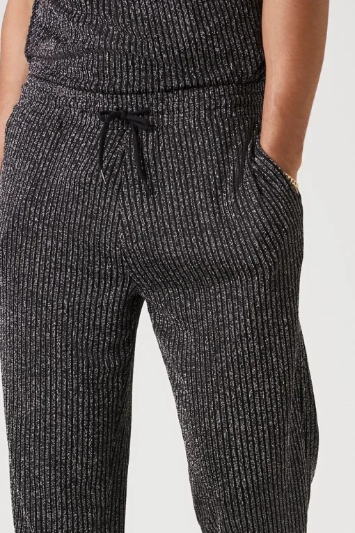 Lurex Ribbed Trousers