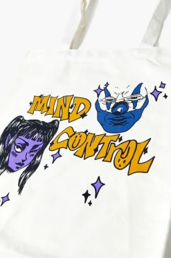 Men Mind Control Graphic Tote Bag