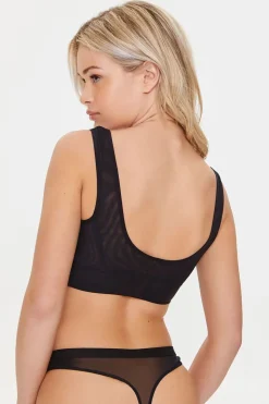 Mesh Square Neck Bralette