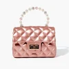 Metallic Quilted Crossbody Bag