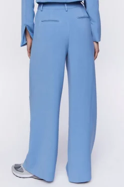Mid-Rise Straight-Leg Trousers
