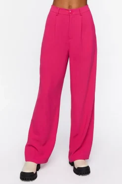 Mid-Rise Wide-Leg Pants