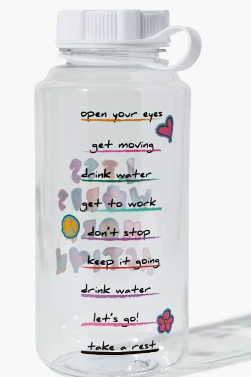 More Action Reusable Water Bottle