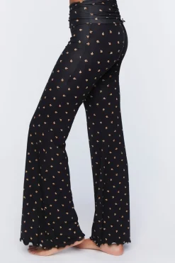 Mushroom Print Pajama Pants