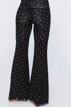Mushroom Print Pajama Pants