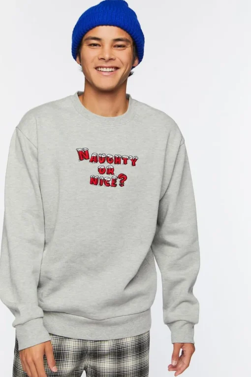 Naughty Or Nice Graphic Pullover