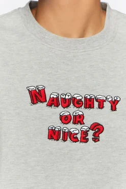 Naughty Or Nice Graphic Pullover
