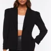 Notched Single-Breasted Blazer