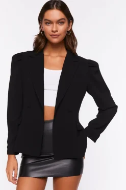 Notched Single-Breasted Blazer