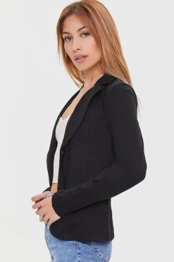 Notched Single-Breasted Blazer