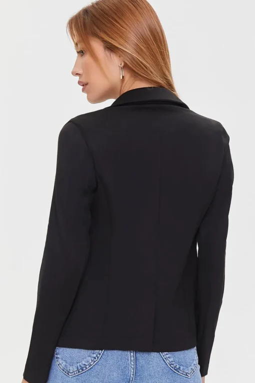 Notched Single-Breasted Blazer