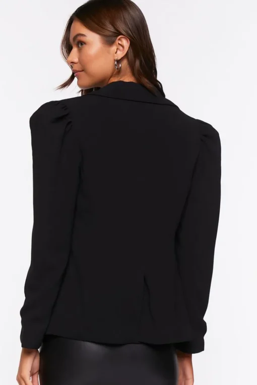Notched Single-Breasted Blazer