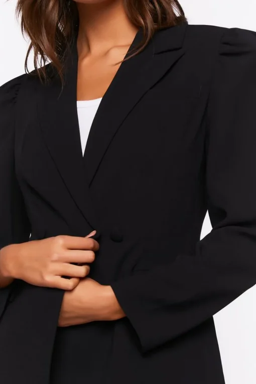 Notched Single-Breasted Blazer