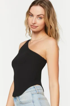 One-Shoulder Crop Top