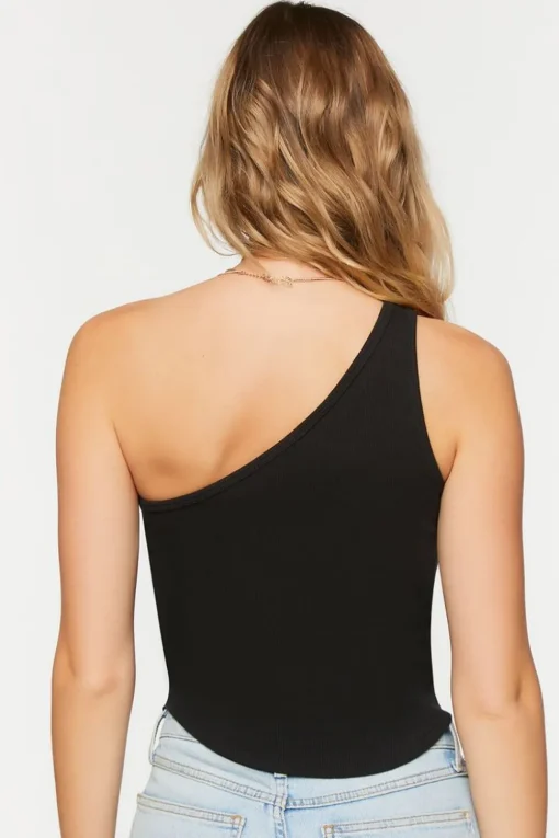 One-Shoulder Crop Top