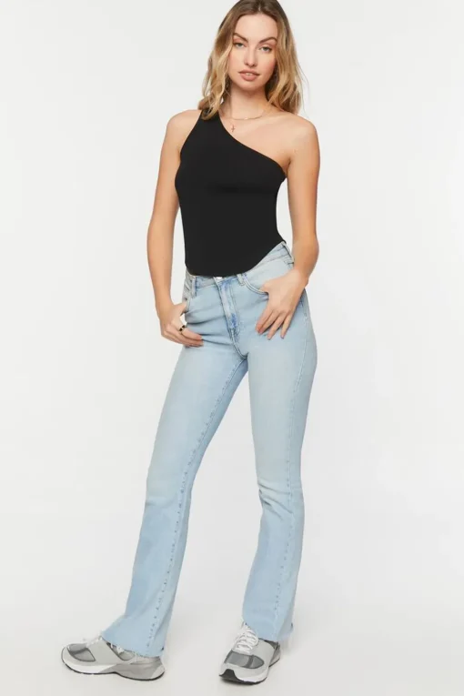 One-Shoulder Crop Top