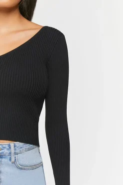 One-Shoulder Sweater-Knit Top