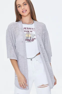 Open-Front Cardigan Sweater