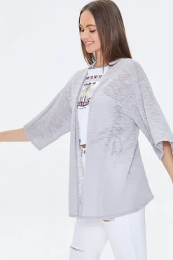 Open-Front Cardigan Sweater