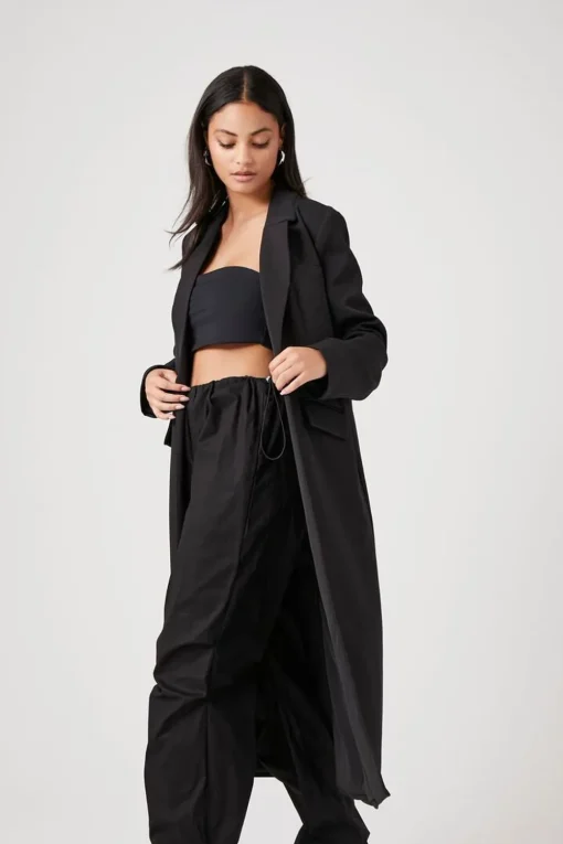 Open-Front Longline Blazer