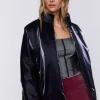 Open-Front Puffer Jacket