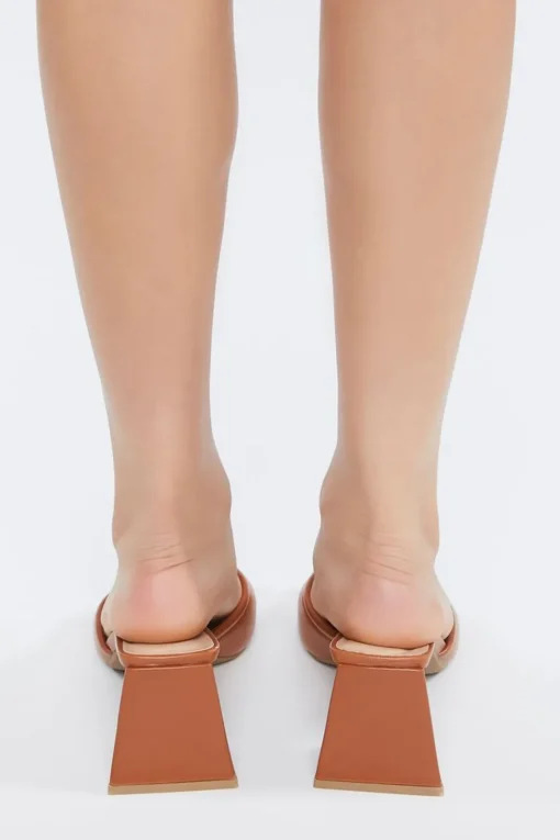Open-Toe Flare Heels