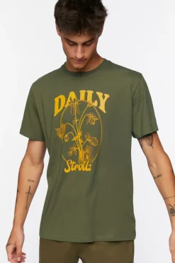 Organically Grown Cotton Floral Graphic Tee