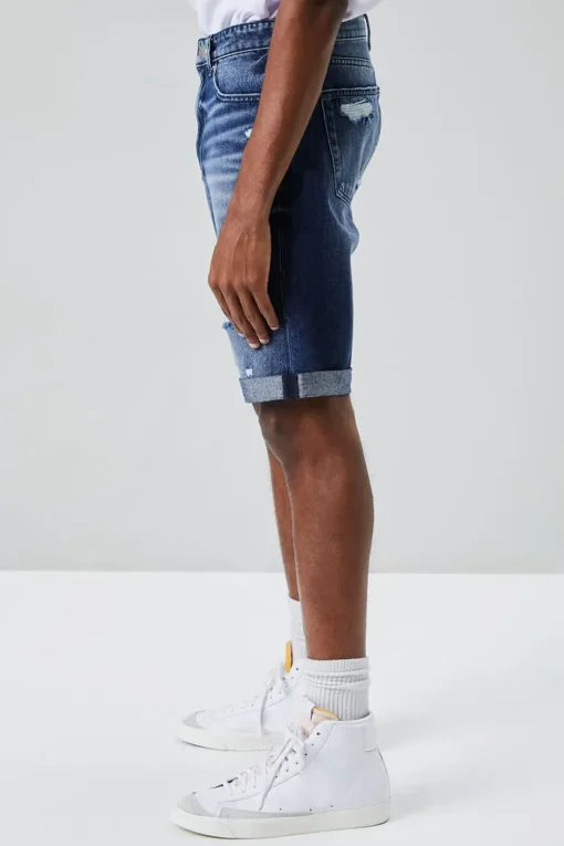 Organically Grown Cotton Denim Shorts