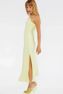 O-Ring One-Shoulder Maxi Dress