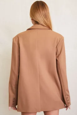 Oversized Single-Breasted Blazer