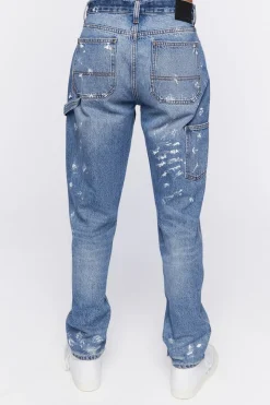 Paint Splatter Cargo Jeans