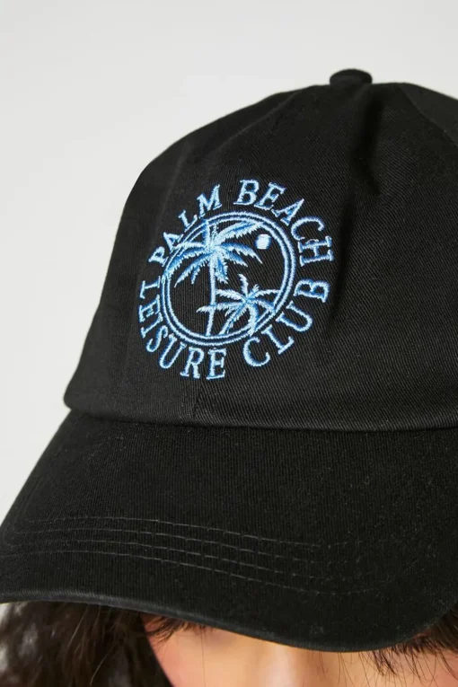 Palm Beach Embroidered Baseball Cap