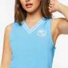 Palm Beach Leisure Club Graphic Crop Top