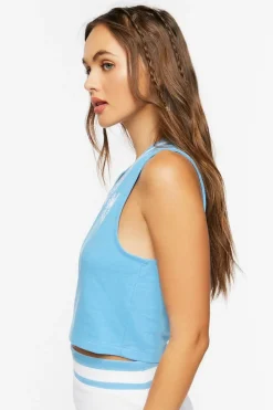 Palm Beach Leisure Club Graphic Crop Top