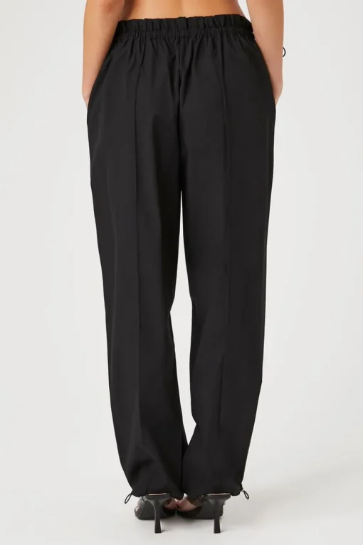 Paperbag Drawstring-Hem Joggers