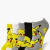 Pikachu Ankle Socks Set - 5 Pack