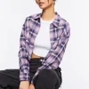 Plaid Cropped Shirt