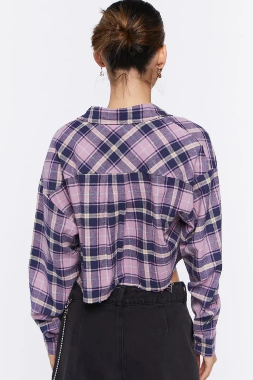 Plaid Cropped Shirt