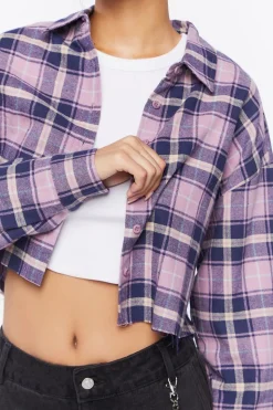 Plaid Cropped Shirt