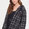 Plaid Hooded Shacket