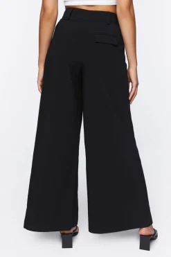 Pleated Wide-Leg Pants